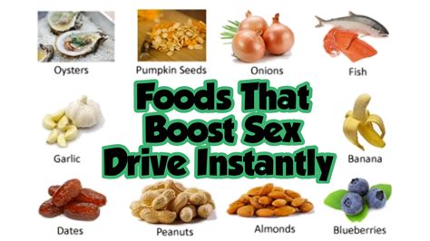 Sex drive booster foods
